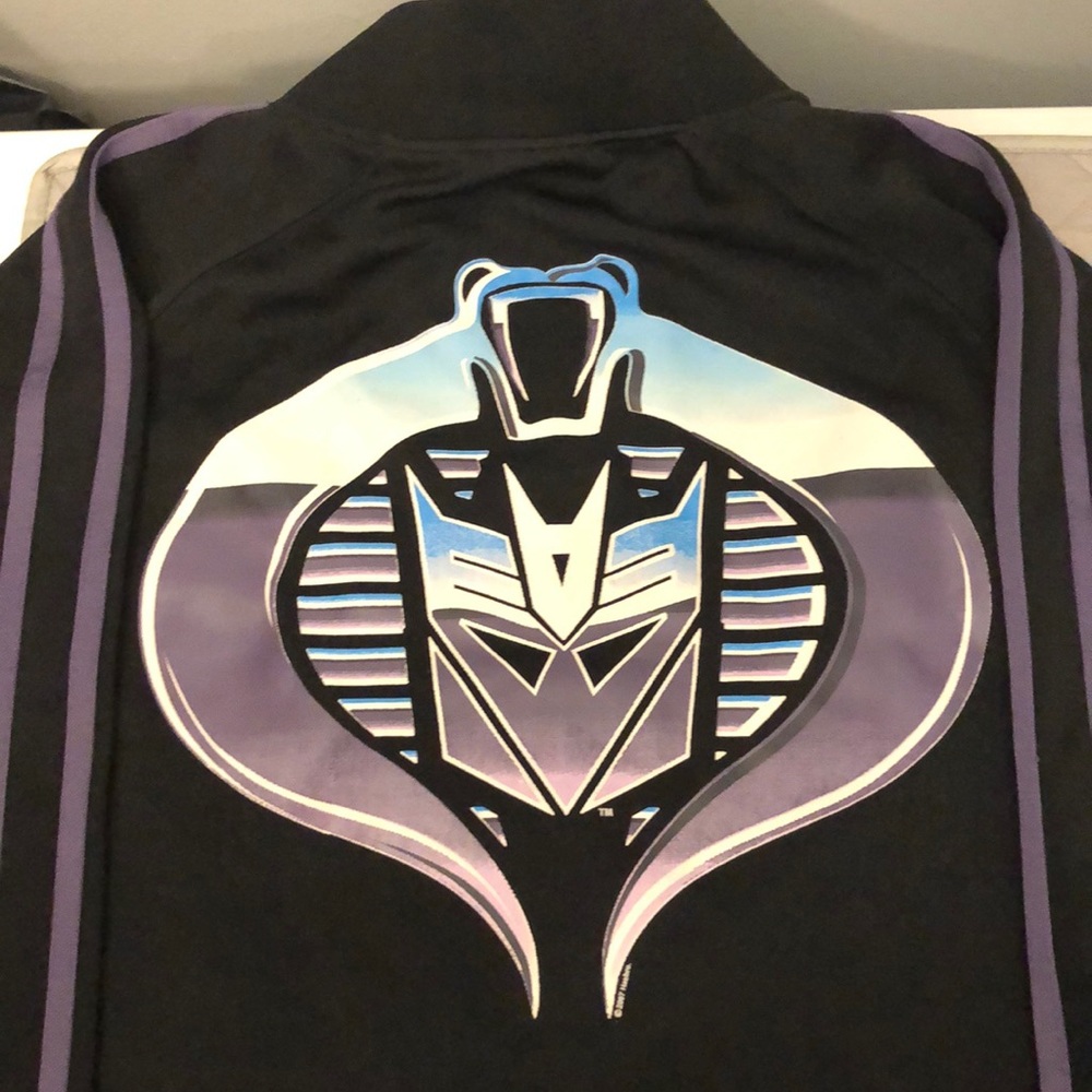 Retro Transformers Snake Decepticons Track Jacket